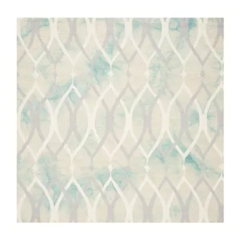 Safavieh Dip Dye Collection Harlan Geometric Square Area Rug