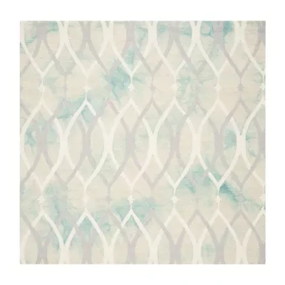 Safavieh Dip Dye Collection Harlan Geometric Square Area Rug
