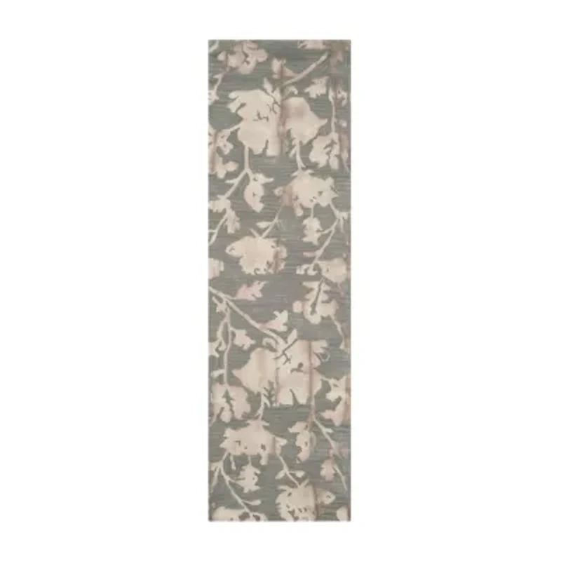 Safavieh Dip Dye Collection Jessie Floral Runner Rug
