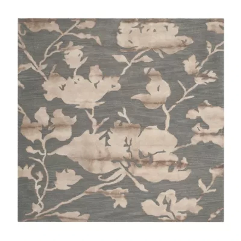 Safavieh Dip Dye Collection Jessie Floral Square Area Rug