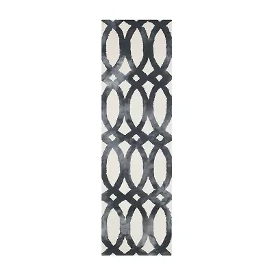 Safavieh Dip Dye Collection Maralyn Geometric Runner Rug
