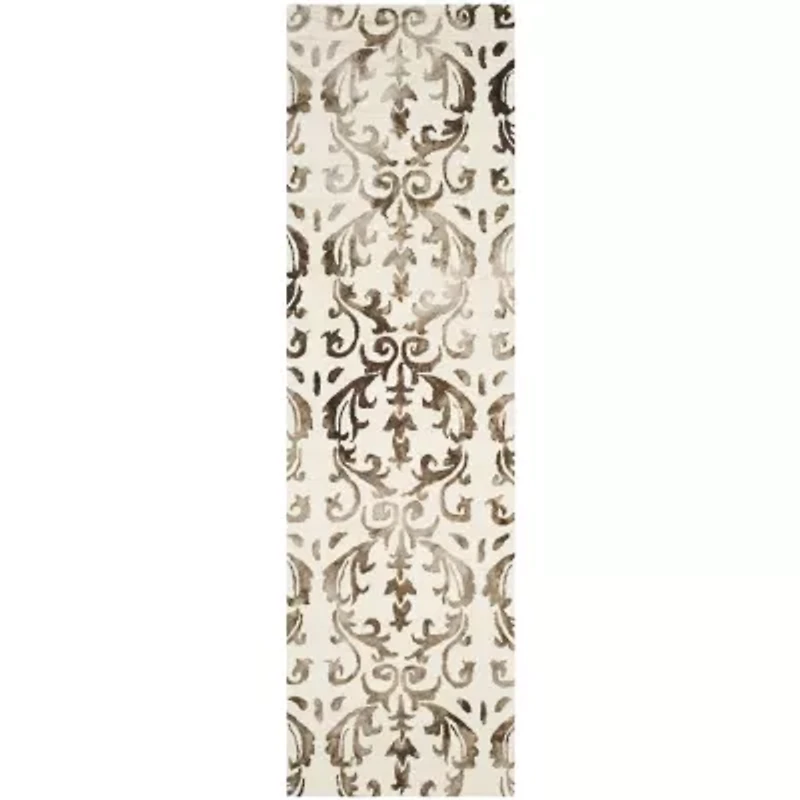 Safavieh Dip Dye Collection Mihail Floral Runner Rug