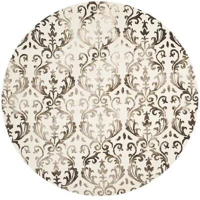 Safavieh Dip Dye Collection Mihail Floral Round Area Rug