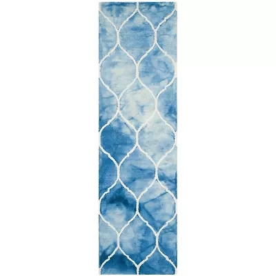 Safavieh Dip Dye Collection Nick Geometric Runner Rug