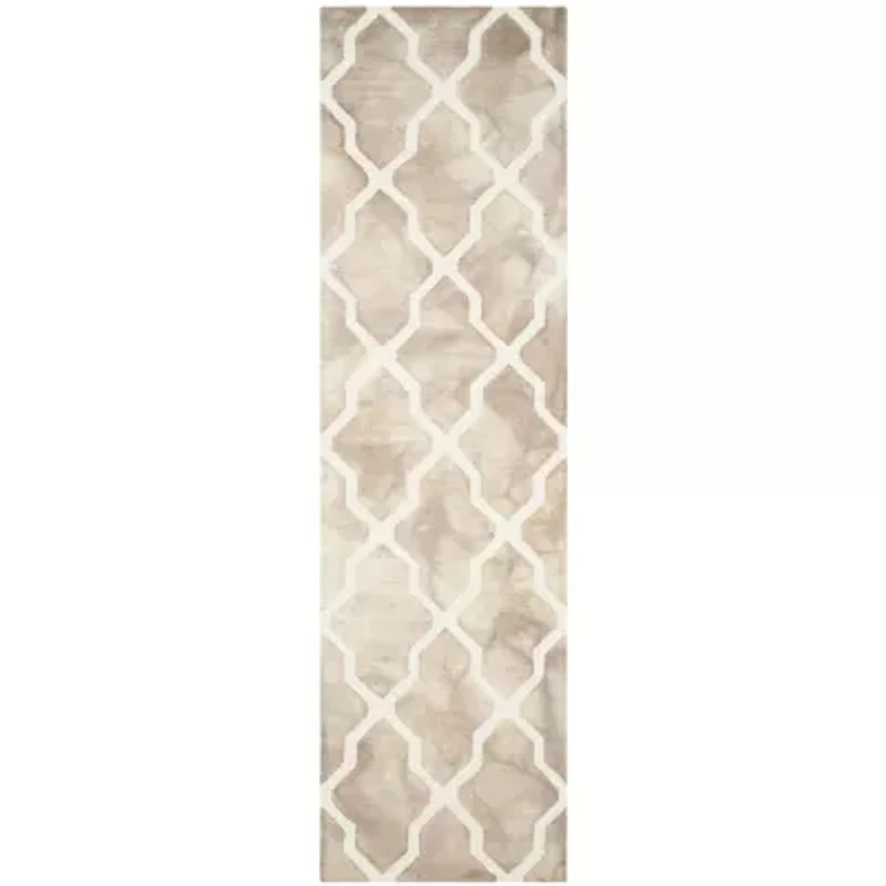 Safavieh Dip Dye Collection Petra Geometric Runner Rug