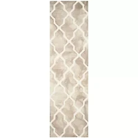 Safavieh Dip Dye Collection Petra Geometric Runner Rug