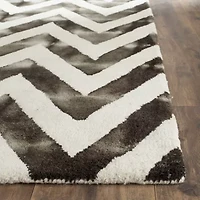 Safavieh Dip Dye Collection Ronnie Chevron Square Area Rug