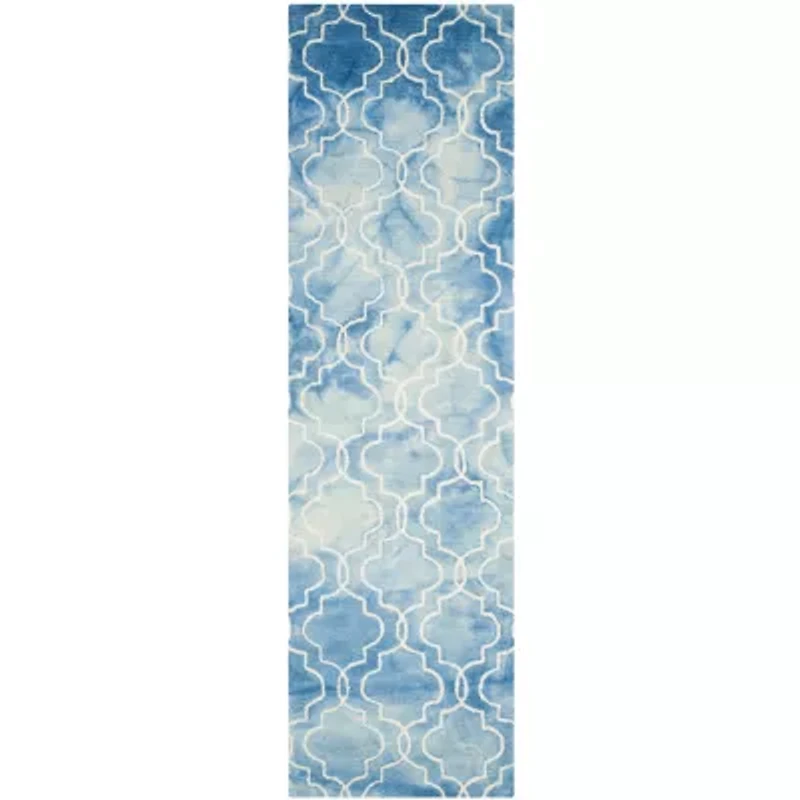 Safavieh Dip Dye Collection Serafim Geometric Runner Rug