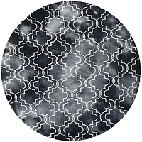 Safavieh Dip Dye Collection Serafim Geometric Round Area Rug