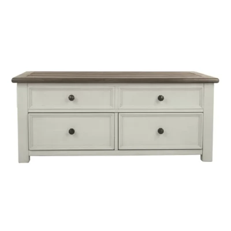 Signature Design by Ashley® Roanoke 4-Drawer Lift-Top Coffee Table