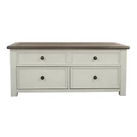 Signature Design by Ashley® Roanoke 4-Drawer Lift-Top Coffee Table