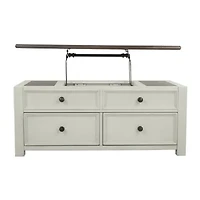 Signature Design by Ashley® Roanoke 4-Drawer Lift-Top Coffee Table
