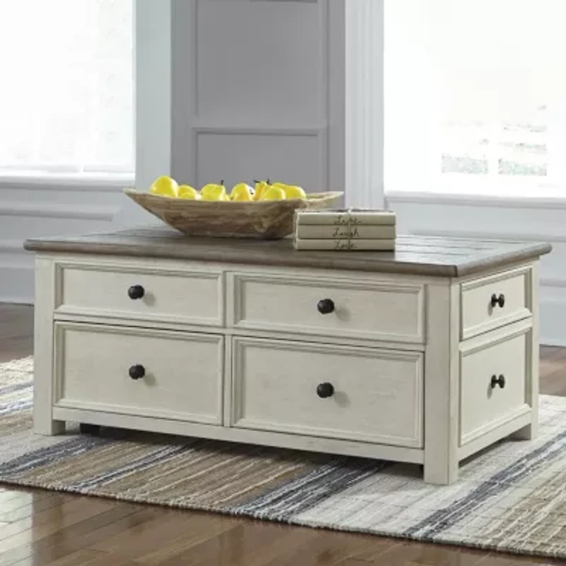 Signature Design by Ashley® Roanoke 4-Drawer Lift-Top Coffee Table