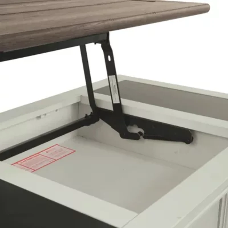 Signature Design by Ashley® Roanoke 4-Drawer Lift-Top Coffee Table