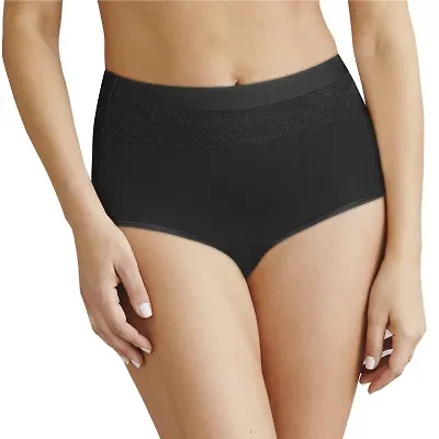 Bali Beautifully Confident With Leak Protection Womens Period + Resistant Brief Panty Dfllb1