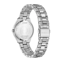 Citizen Silhouette Womens Crystal Accent Silver Tone Stainless Steel Bracelet Watch Fe1230-51x