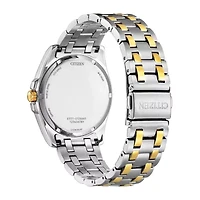 Citizen Peyten Mens Two Tone Stainless Steel Bracelet Watch Bm7534-59a