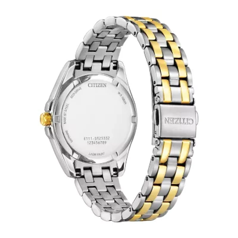 Citizen Peyten Womens Two Tone Stainless Steel Bracelet Watch Eo1224-54d