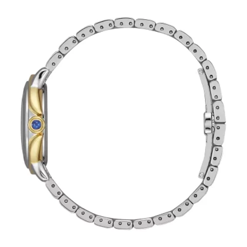 Citizen Ceci Womens Diamond Accent Two Tone Stainless Steel Bracelet Watch Em0954-50e