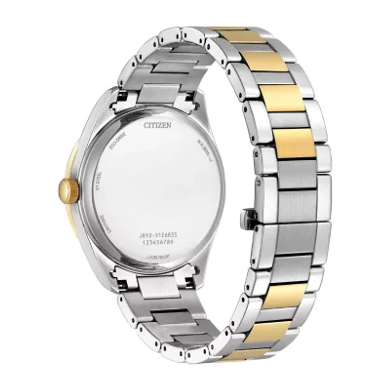 Citizen Arezzo Mens Two Tone Stainless Steel Bracelet Watch Aw1694-50a