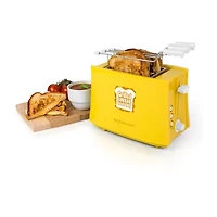 Nostalgia Grilled Cheese Toaster with Easy-Clean Toaster Baskets and Adjustable Toasting Dial