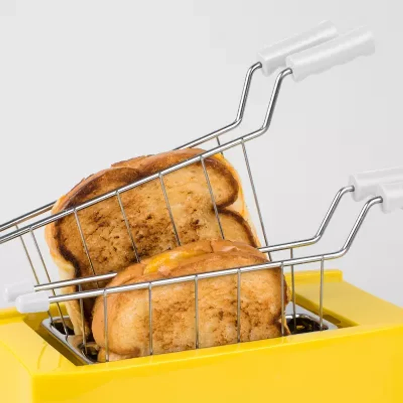 Nostalgia Grilled Cheese Toaster with Easy-Clean Toaster Baskets and Adjustable Toasting Dial