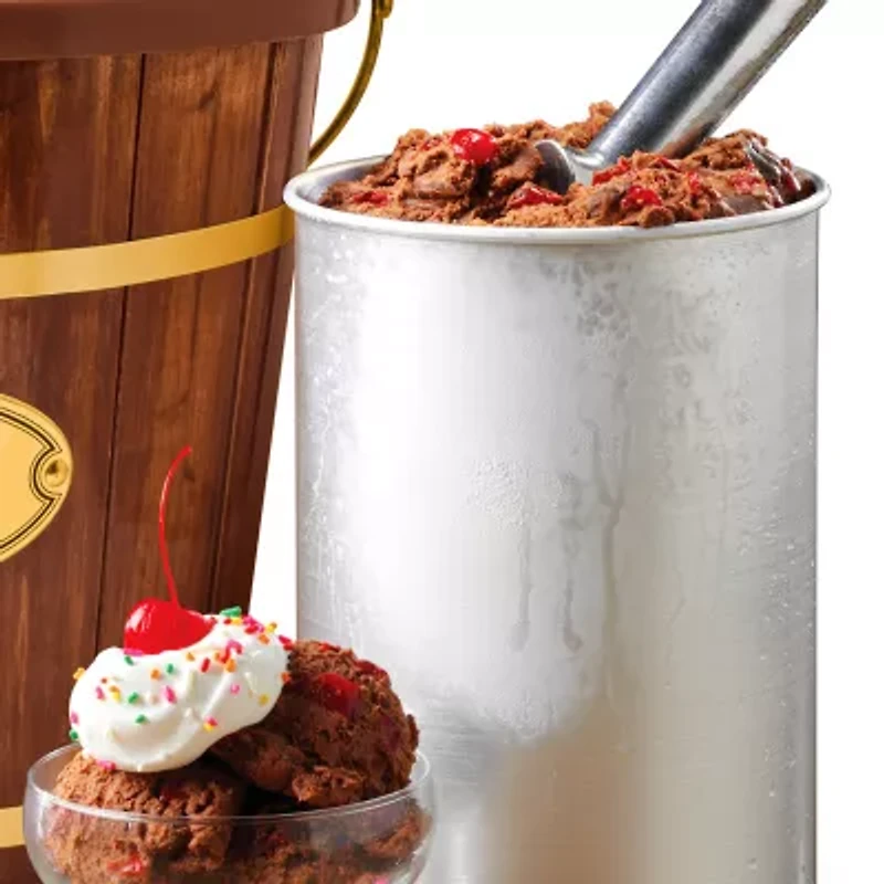 Nostalgia 4-Quart Wood Bucket Ice Cream Maker