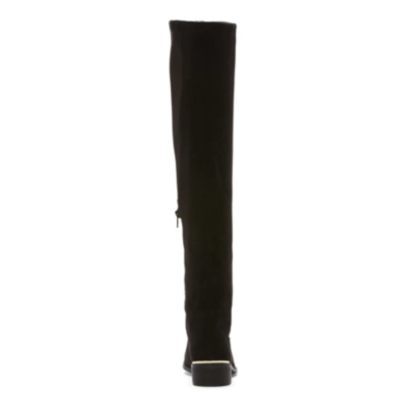 Worthington Womens Philomena Stacked Heel Over the Knee Boots