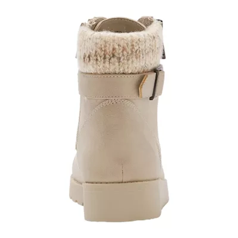 St. John's Bay Womens Frampton Flat Heel Booties