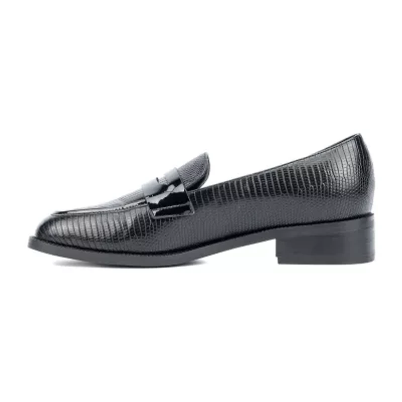 Torgeis Teagan Womens Moc Closed Toe Loafers