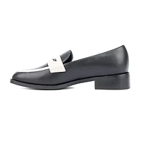 Torgeis Teagan Womens Moc Closed Toe Loafers