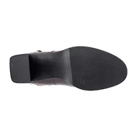 Torgeis Womens Ivy Stacked Heel Booties