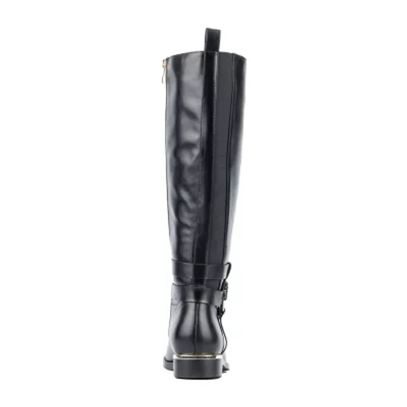 Torgeis Womens Belladona Tall Stacked Heel Riding Boots