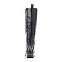 Torgeis Womens Belladona Tall Stacked Heel Riding Boots