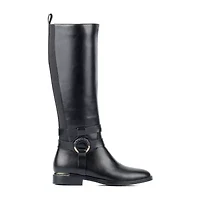 Torgeis Womens Belladona Tall Stacked Heel Riding Boots