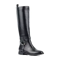 Torgeis Womens Belladona Tall Stacked Heel Riding Boots