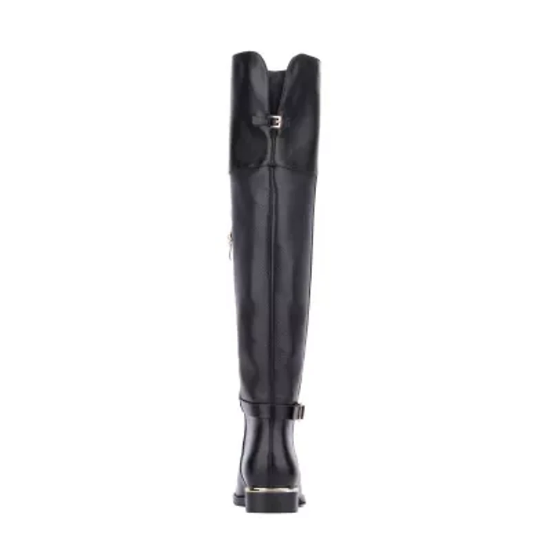 Torgeis Womens Coral Tall Block Heel Over the Knee Boots