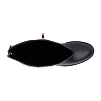 Torgeis Womens Coral Tall Block Heel Over the Knee Boots