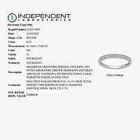 I Said Yes (H-I / I1) Womens 1/10 CT. T.W. Lab Grown White Diamond Sterling Silver Band