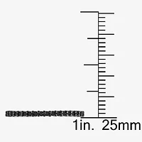 Midnight Black Womens 2MM 1/5 CT. Natural Diamond Sterling Silver Wedding Band