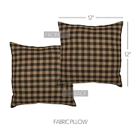 VHC Brands Country Check Square Throw Pillow