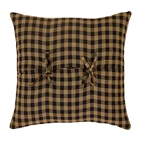 VHC Brands Country Check Square Throw Pillow