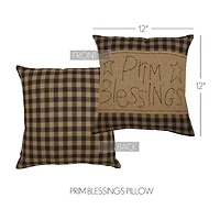 VHC Brands Country Check Square Throw Pillow