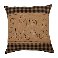 VHC Brands Country Check Square Throw Pillow