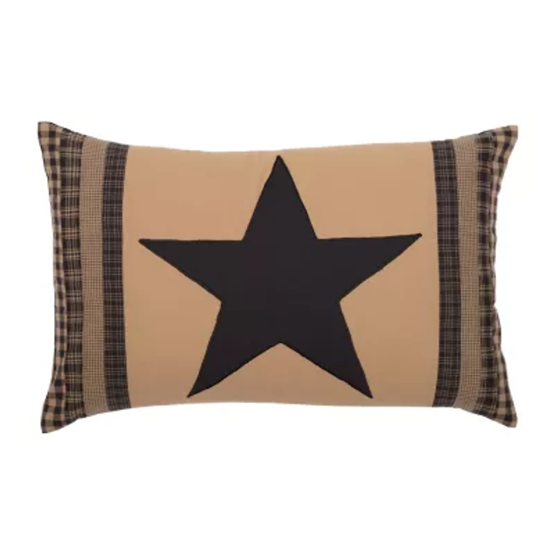 VHC Brands Country Check Rectangular Throw Pillow
