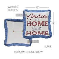 VHC Brands Celebration Square Throw Pillow