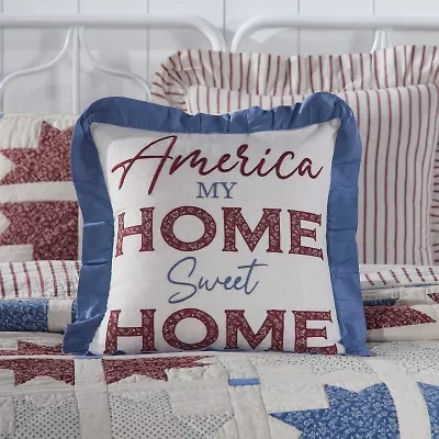 VHC Brands Celebration Square Throw Pillow