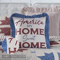 VHC Brands Celebration Square Throw Pillow