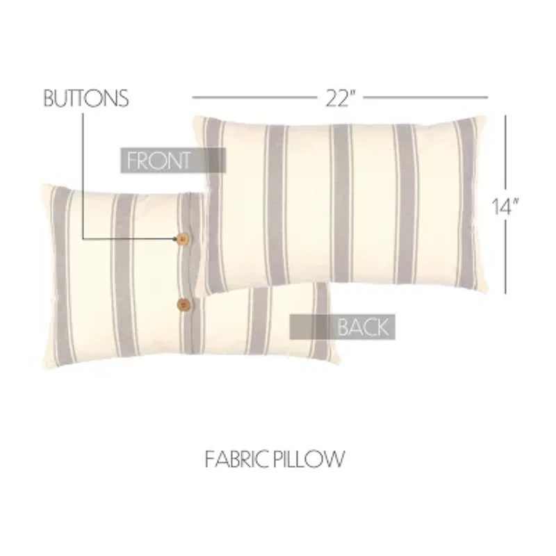 VHC Brands Grace Rectangular Throw Pillow