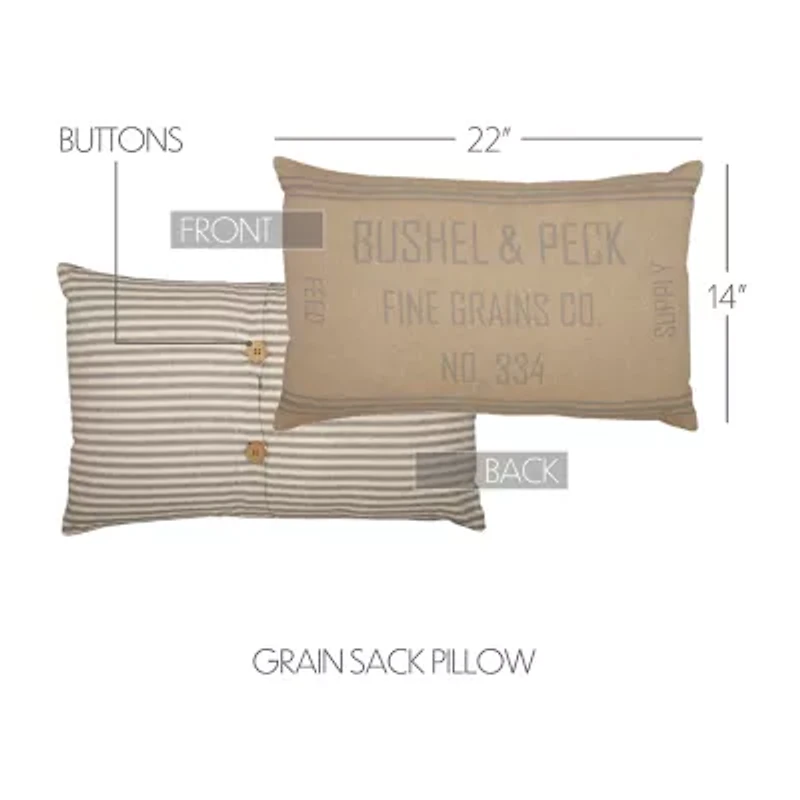 VHC Brands Grace Rectangular Throw Pillow